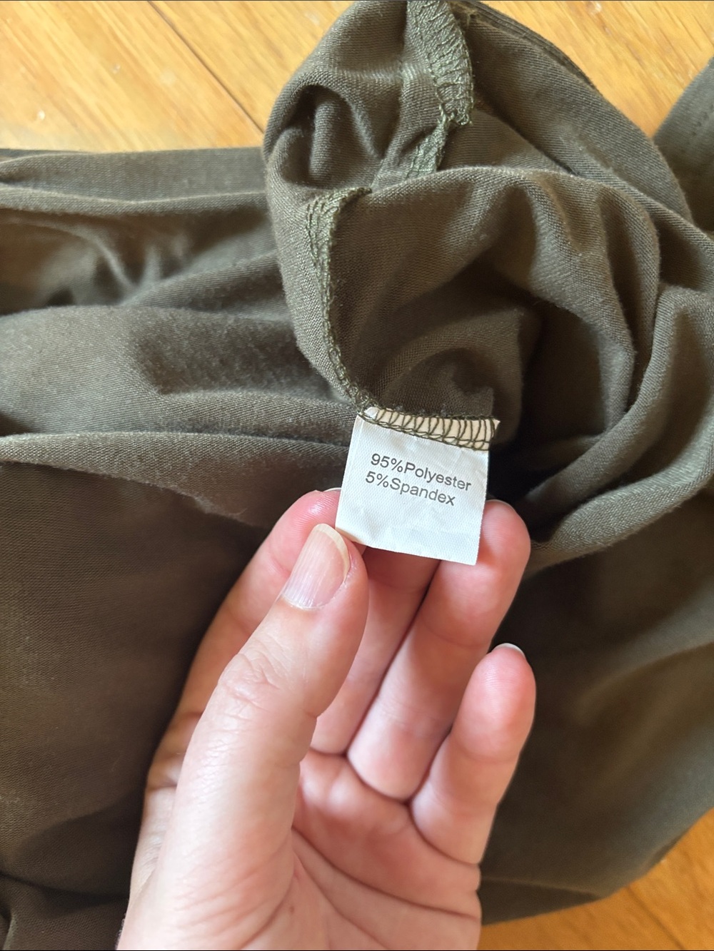 NAADAM Olive Short-Sleeve Maxi Dress - Picture 4 of 6